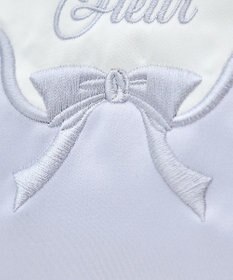 Maison de FLEUR コットンキャンディ刺繍トートバッグ