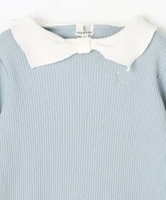 組曲 KIDS 【80-100㎝】リブリボン トップス