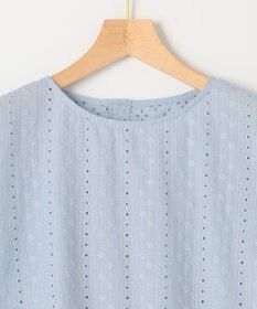 組曲 エンブロイダリーレースフレンチスリーブ ブラウス