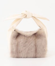 23区 フェイクファー2WAY ショルダー バッグ