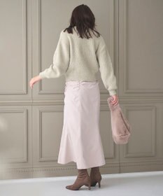 Feroux 【洗える】ラメシャギー カーディガン