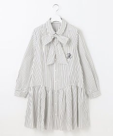 Feroux 【2WAY】リボンタイシャツ ワンピース