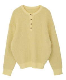 CRAFT STANDARD BOUTIQUE ネップヘンリーネックニットプルオーバー