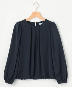 組曲 L 【WEB限定】ジョーゼットシフォン パフスリーブブラウス