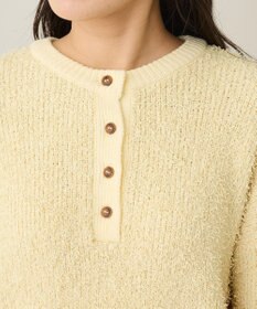 CRAFT STANDARD BOUTIQUE ネップヘンリーネックニットプルオーバー