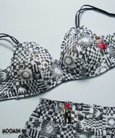 une nana cool 【ムーミン】 MOOMIN * une nana cool  364 レース ノンワイヤーブラ