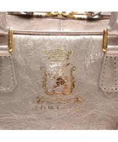 A.D.M.J. 【牛革】イタリアンレザークラックメタル2WAYボストンM