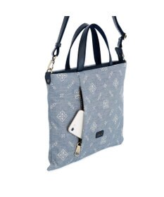 IBIZA アスール　ロゴデニム　2WAYバッグ