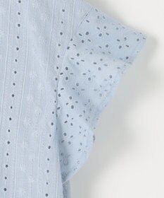 組曲 S エンブロイダリーレースフレンチスリーブ ブラウス