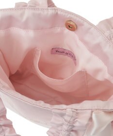 Maison de FLEUR リボンギャザーハンドル2Wayトートバッグ