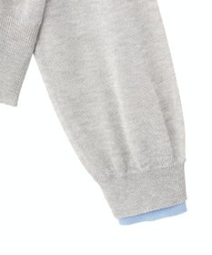 AMERICAN HOLIC シアー配色ニットカーディガン