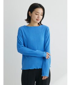 Green Parks ボートネックシャーリングカットプルオーバー