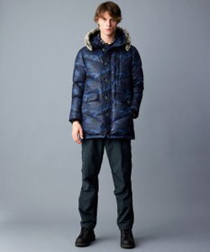 JOSEPH ABBOUD MOUNTAIN 【ECOファー/撥水/9ポケット】カモフラージュ ダウン コート