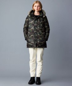 JOSEPH ABBOUD MOUNTAIN 【ECOファー/撥水/9ポケット】カモフラージュ ダウン コート