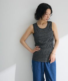 Green Parks ・Ｐｅｔｉｔ　Ｆｌｅｕｒ　シャーリングラメタンクトップ