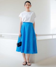 組曲 【汗ジミ防止・撥水】GIZAプレーティング天竺フレンチスリーブ カットソー