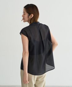 YECCA VECCA シアーボウタイブラウス