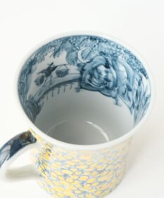 たち吉 【たち吉】山水山吹文 マグ 京焼・清水焼