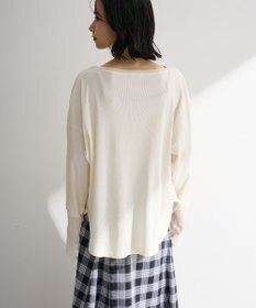 Green Parks 袖チュールリブプルオーバー