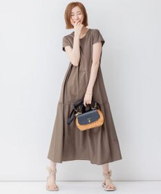 23区 S 【洗える】スーピマコットンプレーティング ワンピース