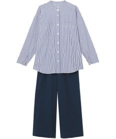 ワコール／睡眠科学 パジャマ 長袖 長ズボン 綿混(本体) ここちよく眠れる 寝返りしやすい レディース YDX509 睡眠科学／ワコール