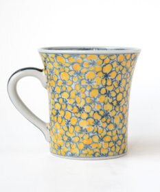 たち吉 【たち吉】山水山吹文 マグ 京焼・清水焼