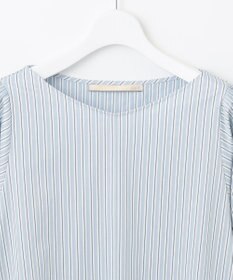 自由区 【XSサイズ～/洗える】ストレッチシャーティング ブラウス