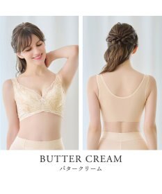 BRADELIS New York 【BRADELIS NewYork peace ブラデリス】ハートフルカップカシュクールブラ24 華やかレース ノンワイヤー 補正ブラ ブラジャー DB124102