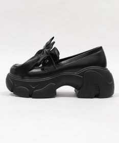 WEGO 2wayリボン厚底ローファー