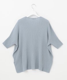 J.PRESS LADIES 【洗える】コットンシルクリラクシー Vネック ニット