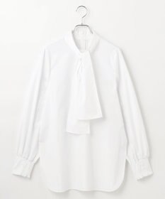 #Newans 【アイロンいらず】リボンタイブラウス