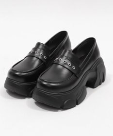 WEGO 2wayリボン厚底ローファー