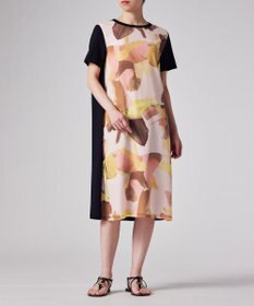 Paul Smith 【洗える】Floral Paint Studies コンビ ドレス