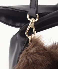 23区 フェイクファー2WAY ショルダー バッグ