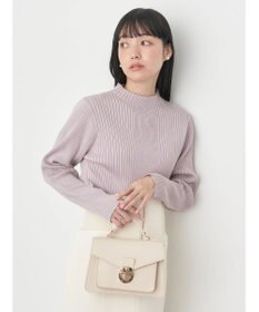 earth music&ecology 切り替えリブニットプルオーバー