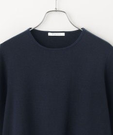 #Newans 【洗える】コンビネーションペプラムチュニックニット