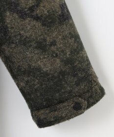 JOSEPH ABBOUD MOUNTAIN 【UNISEX】スライバーカモジャガード コート