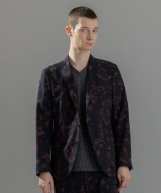 JOSEPH HOMME 新型・新柄【洗える/ストレッチ/シワになりにくい】クールドッツストレッチ メキシカンプリント ジャケット