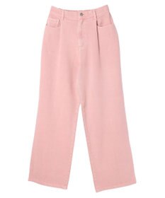 earth music&ecology タックルーズデニムパンツ