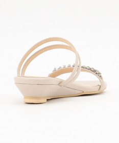 ANY SIS 【23.5~24.0cm】ジュエル調2WAYフラット サンダル