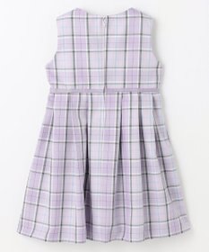 ANY KIDS チェック柄ジャンパースカート