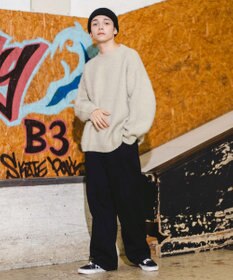 WEGO モヘアライクBIGプルオーバー