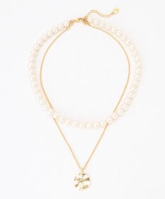 23区 2WAY パール コイン ネックレス