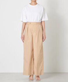 NAVE 【ReNave・セットアップ可/洗える/接触冷感/UVケア】コットンポリブロード パンツ