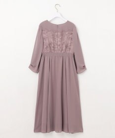 ANY SIS S 【洗える】フラワー刺繍パーツ ワンピース