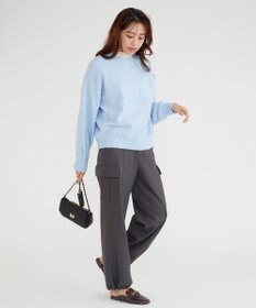 Feroux 【洗える】クルーネックニット プルオーバー