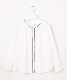 ANY SIS フロントタックバイカラー ブラウス