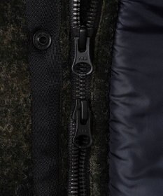 JOSEPH ABBOUD MOUNTAIN 【UNISEX】スライバーカモジャガード コート