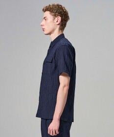 JOSEPH HOMME 【新素材】エアリッジストレッチ ポケット付レギュラーカラー半袖シャツ