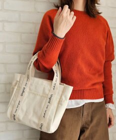 style code 【Ungrid/アングリッド】キャンバス ロゴテープミニトートバッグ